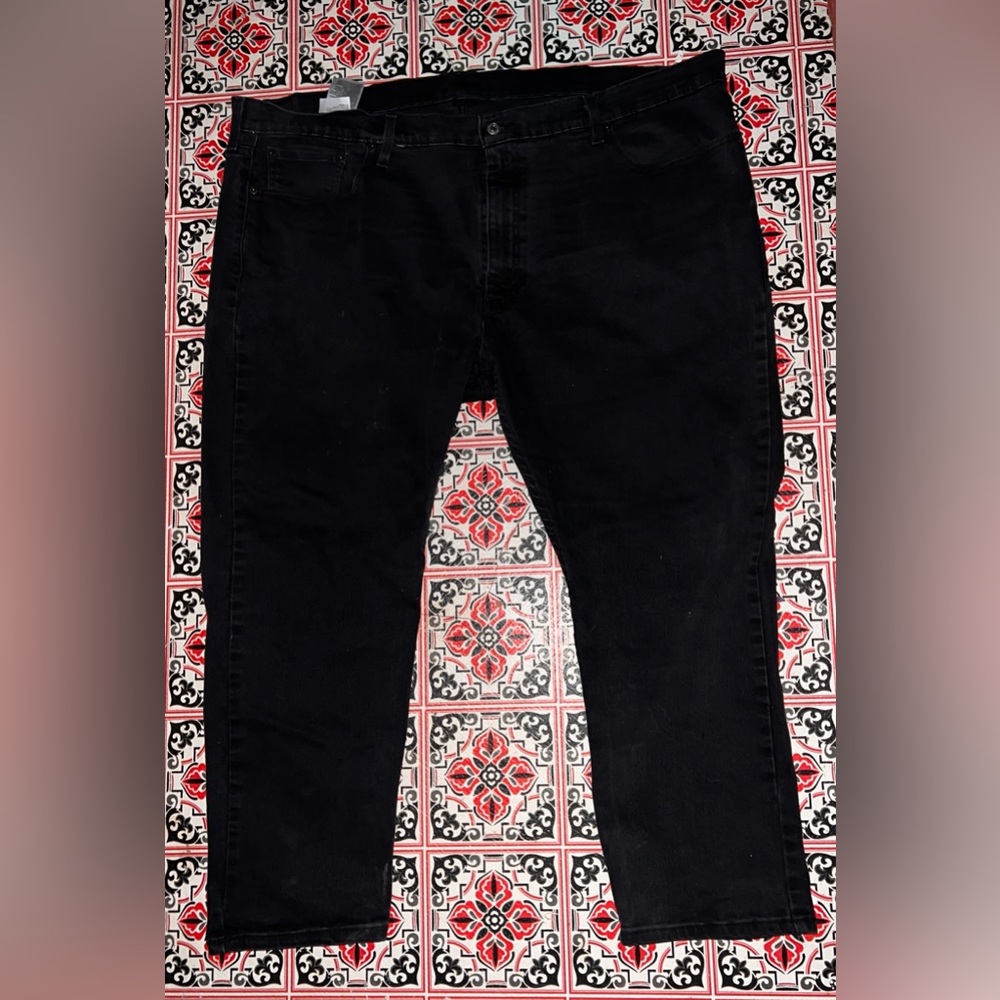 Levi 502 big and tall Black Jeans